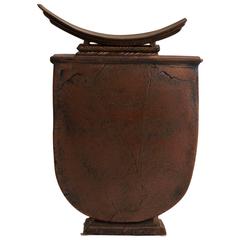 Signed Christian Faillat Ste Cecile Pottery Piece 2