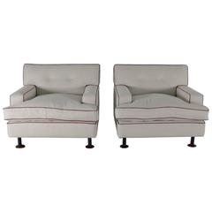 Marco Zanuso Pair of "Square" Chairs