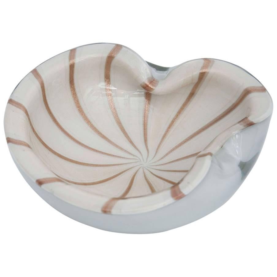 Barbini Murano Glass Bowl