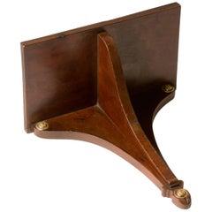 Early 19th Century Regency Mahogany Wall Bracket