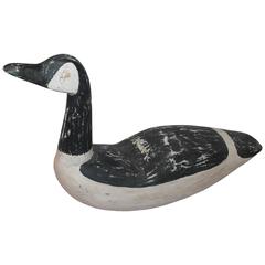Folky Original Painted 20th Century Canadian Goose
