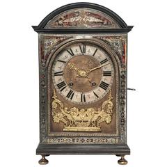Fantastic Untouched French So-Called "Religieuse" Mantel/Wall Clock, circa 1680