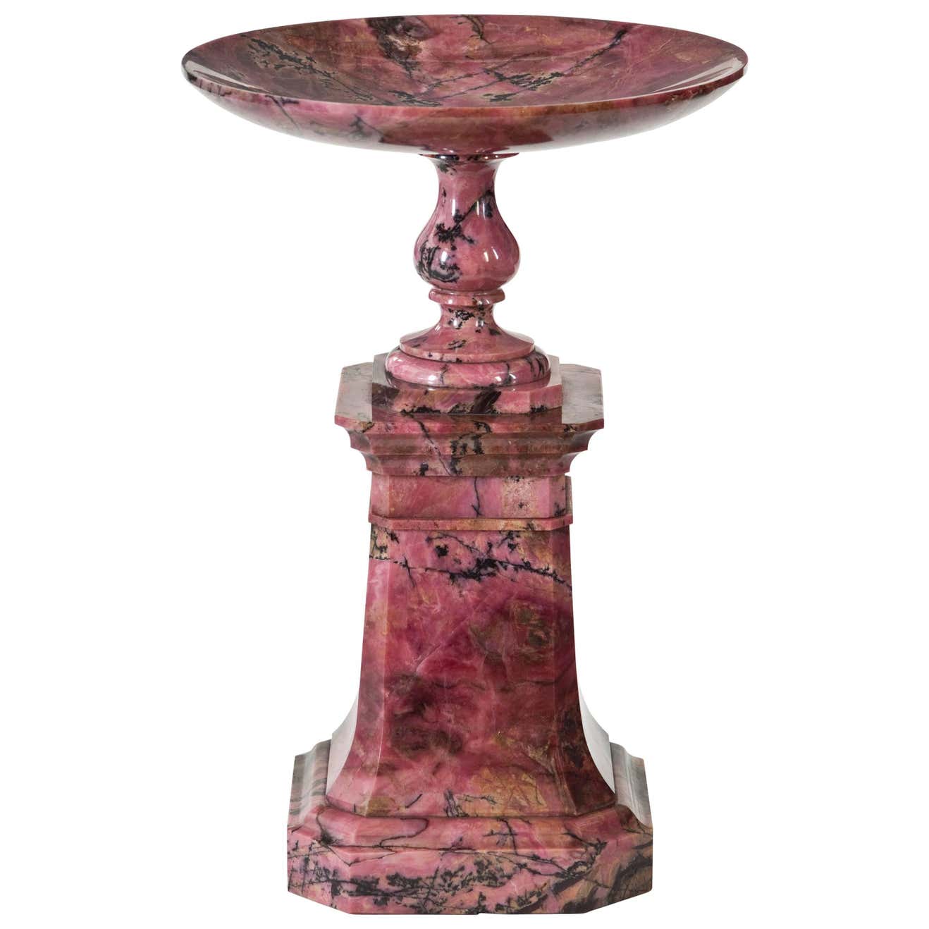 Exceptional Russian Rhodonite Tazza For Sale at 1stDibs