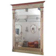 French Directoire Trumeau Mirror, Circa 1800