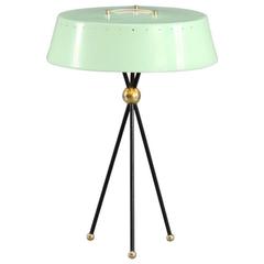 Charming Tripod Table Lamp Attributed Arredoluce, Italy, 1950 9