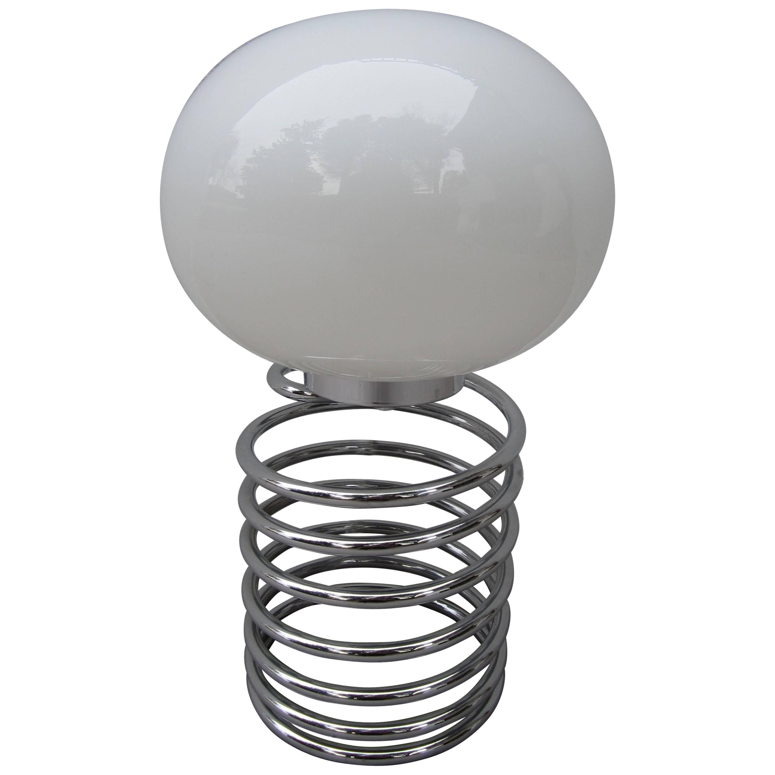 Steel Coil Table Lamp