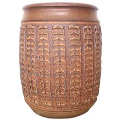 Large Stoneware Bob Kinzie Planter Pot 7