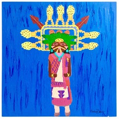20th Century Original Oil On Canvas Painting By, Barbara Smith