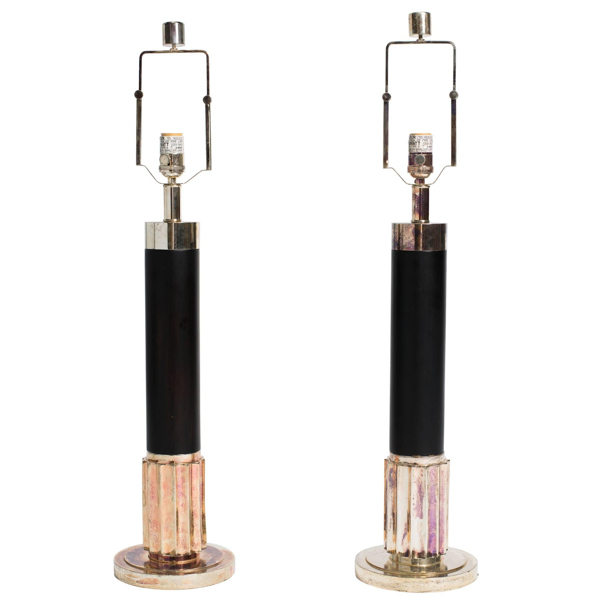 Pair of Ralph Lauren Deco Style Lamps