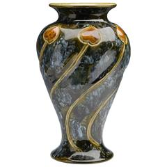 Art Nouveau Doulton Lambeth Vase by Francis Pope, circa 1902