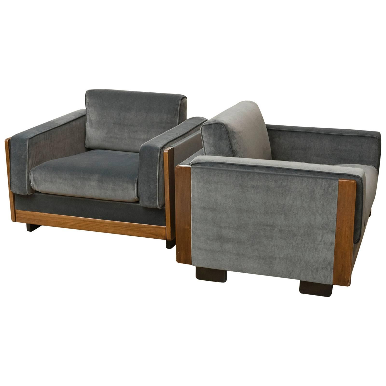 1966s Afra and Tobia Scarpa for Cassina Armchairs