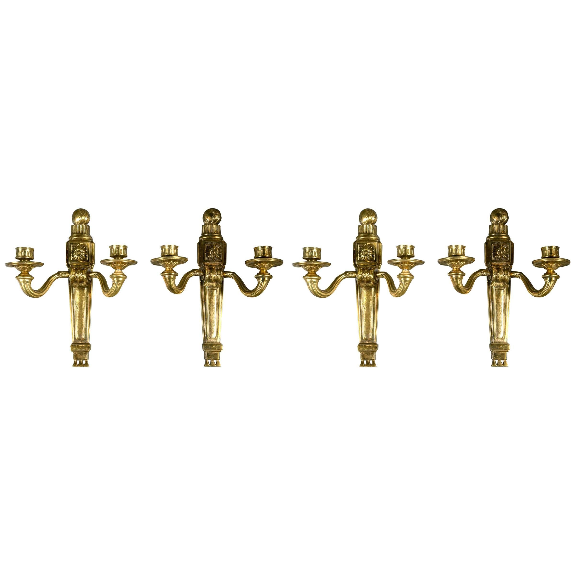 Pair of Caldwell Sconces For Sale
