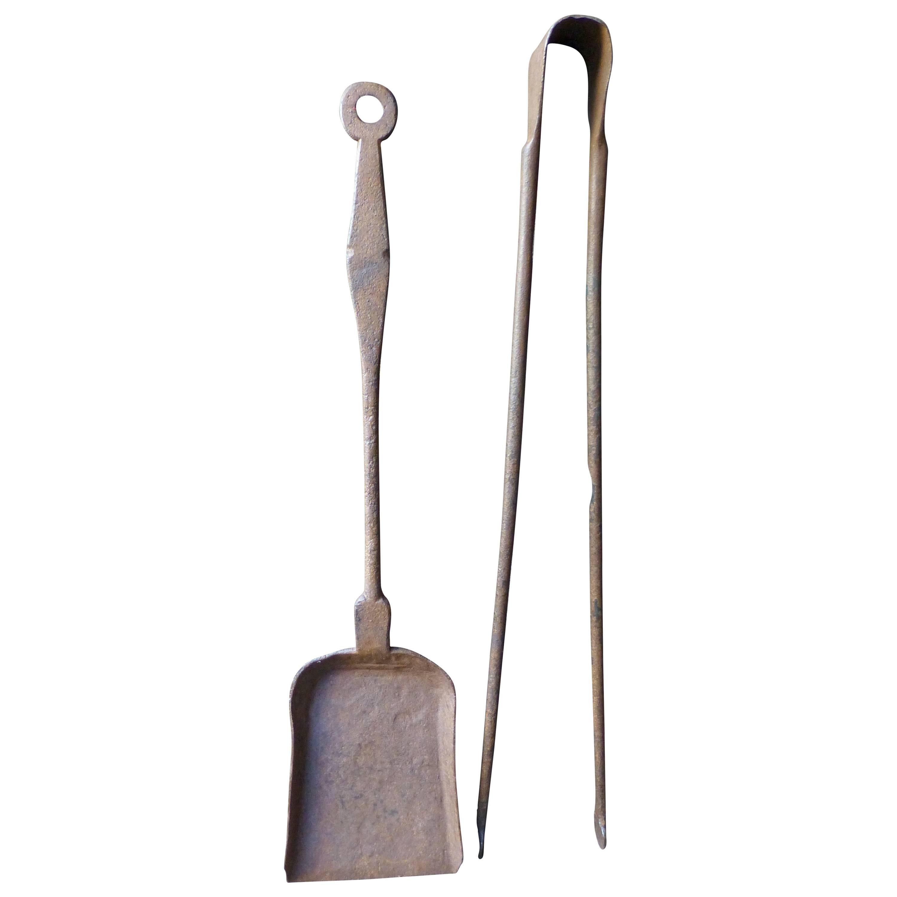 18th Century French Fireplace Tools, Fire Tools