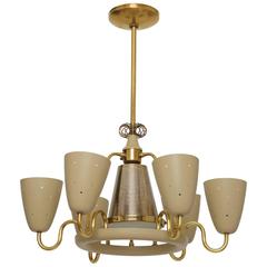 Lightolier Chandelier in the Style of Paavo Tynell 12