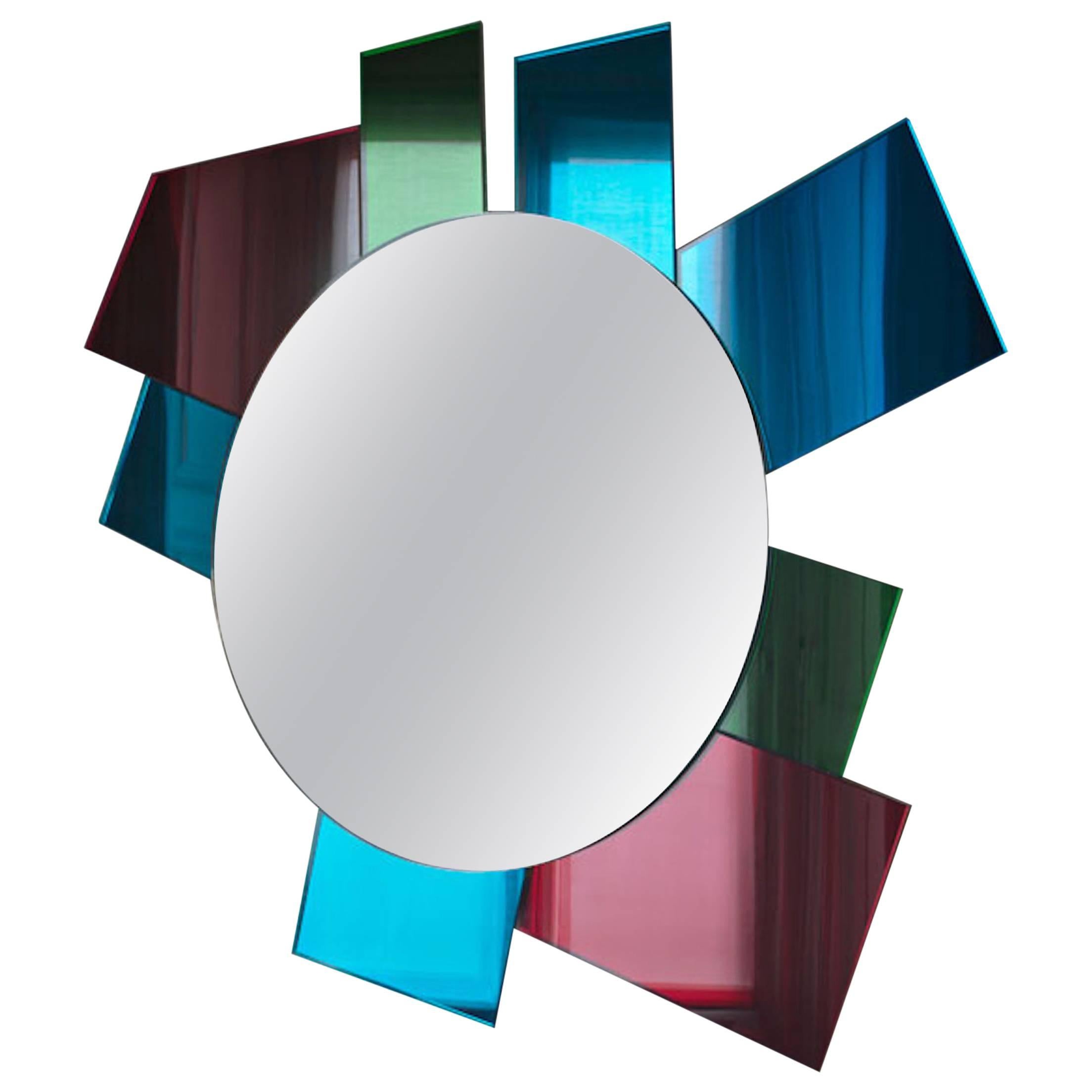 Ettore Sottsass Glass Mirror for Glas Italia For Sale