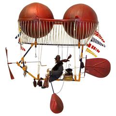 Vintage “L’Adventure” Kinetic Mobile by Claudia Marchesin & Serge Reynaud, 1989