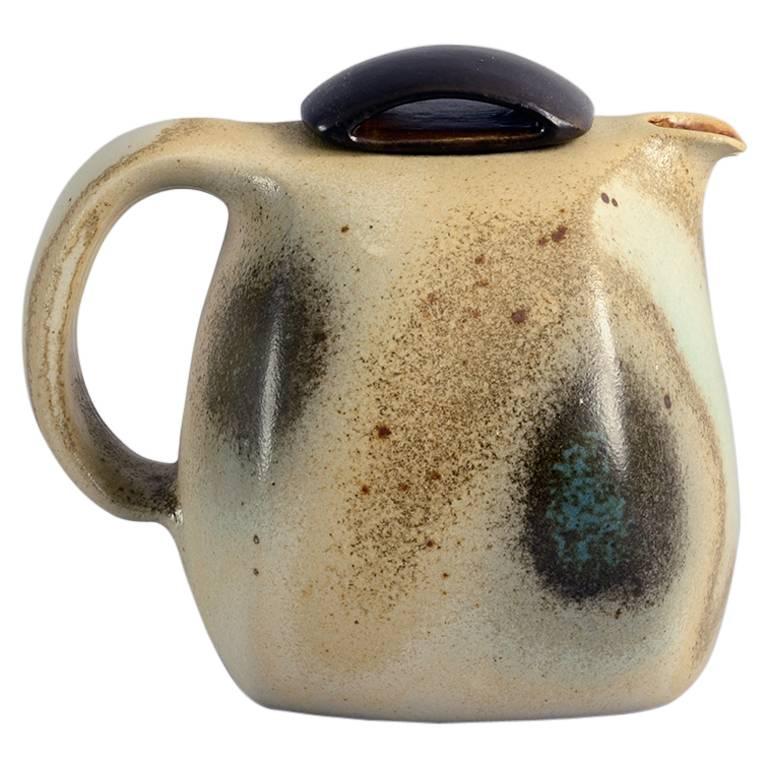 Gottlind Weigel, Germany, Stoneware Teapot with Semi-Matte Glaze, 2008 For Sale