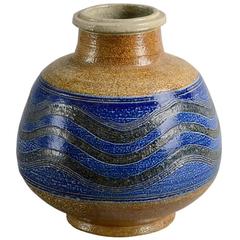 Large Stoneware Vase by Nils Kahler, Kahler Keramik, 1950s-1960s