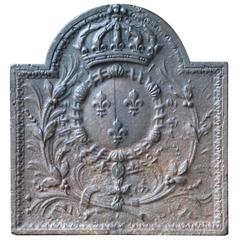 18th-19th Century Arms of France Fireback