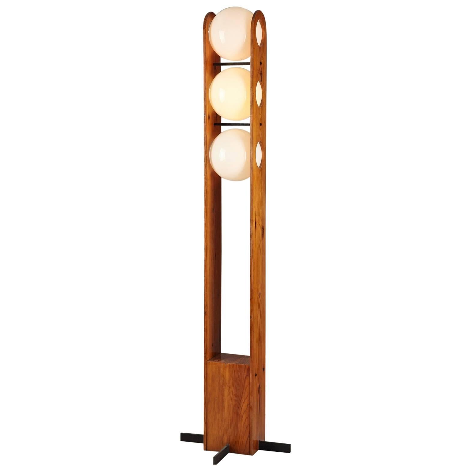 Chalet Floor Lamp in the Style of Charlotte Perriand for Les Arcs