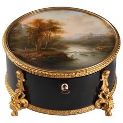 Wood and Gilt Bronze Box by Maison Gouache