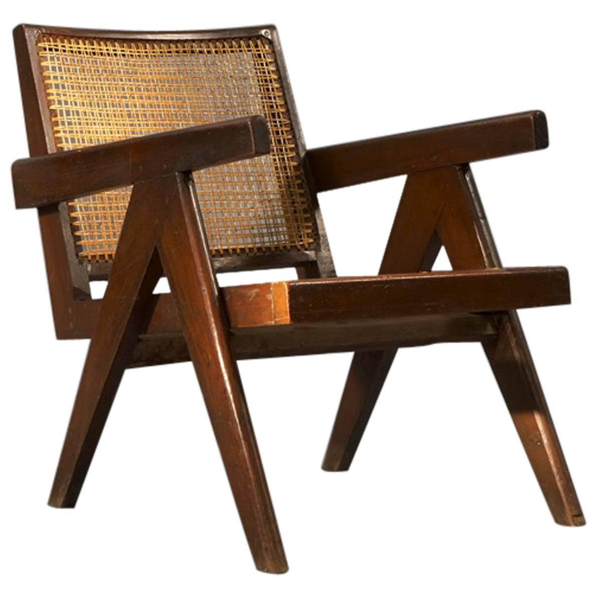 Easy Armchair by Pierre Jeanneret, circa 1955 For Sale
