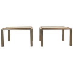 Pair of Coffee Table in the Style of Willy Rizzo 9