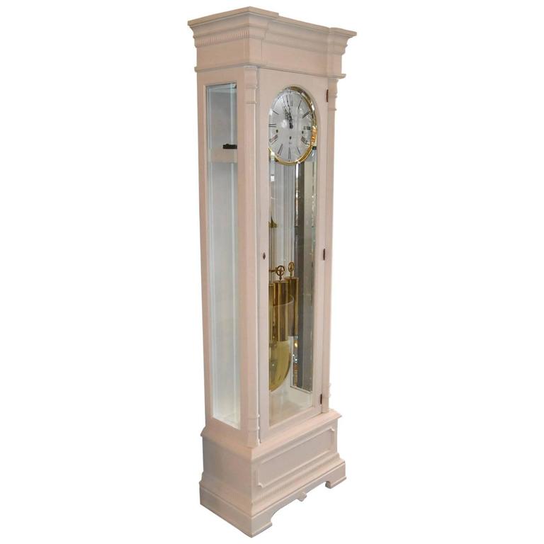 Sligh Trend Grandfather Clock, Classic Dorset Model, White at 1stDibs