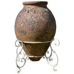 19th Century Terracotta Amphora