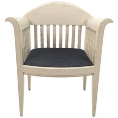 Antique Eliel Saarinen White Chair