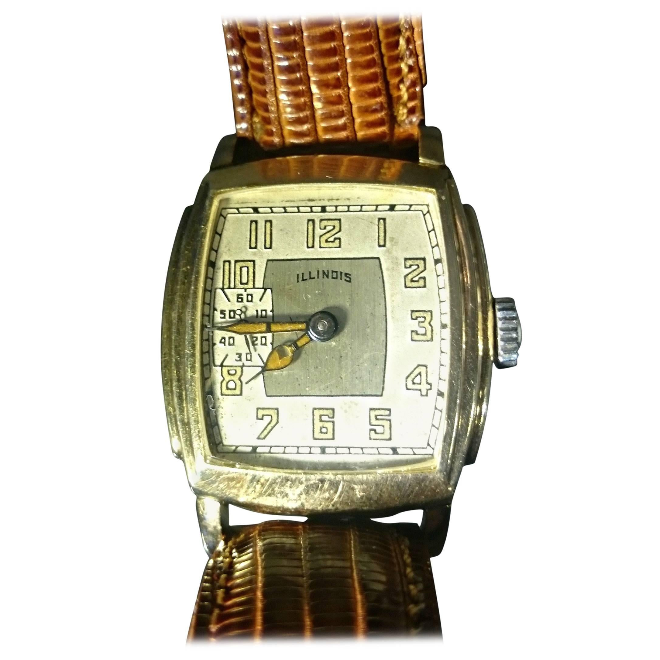 1924 Illinois Mechanical Watch, USA  For Sale