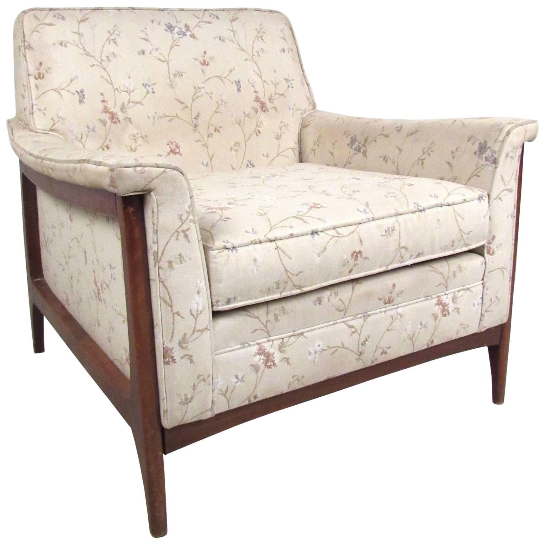 Mid-Century Modern Adrian Pearsall Style Walnut Lounge Chair