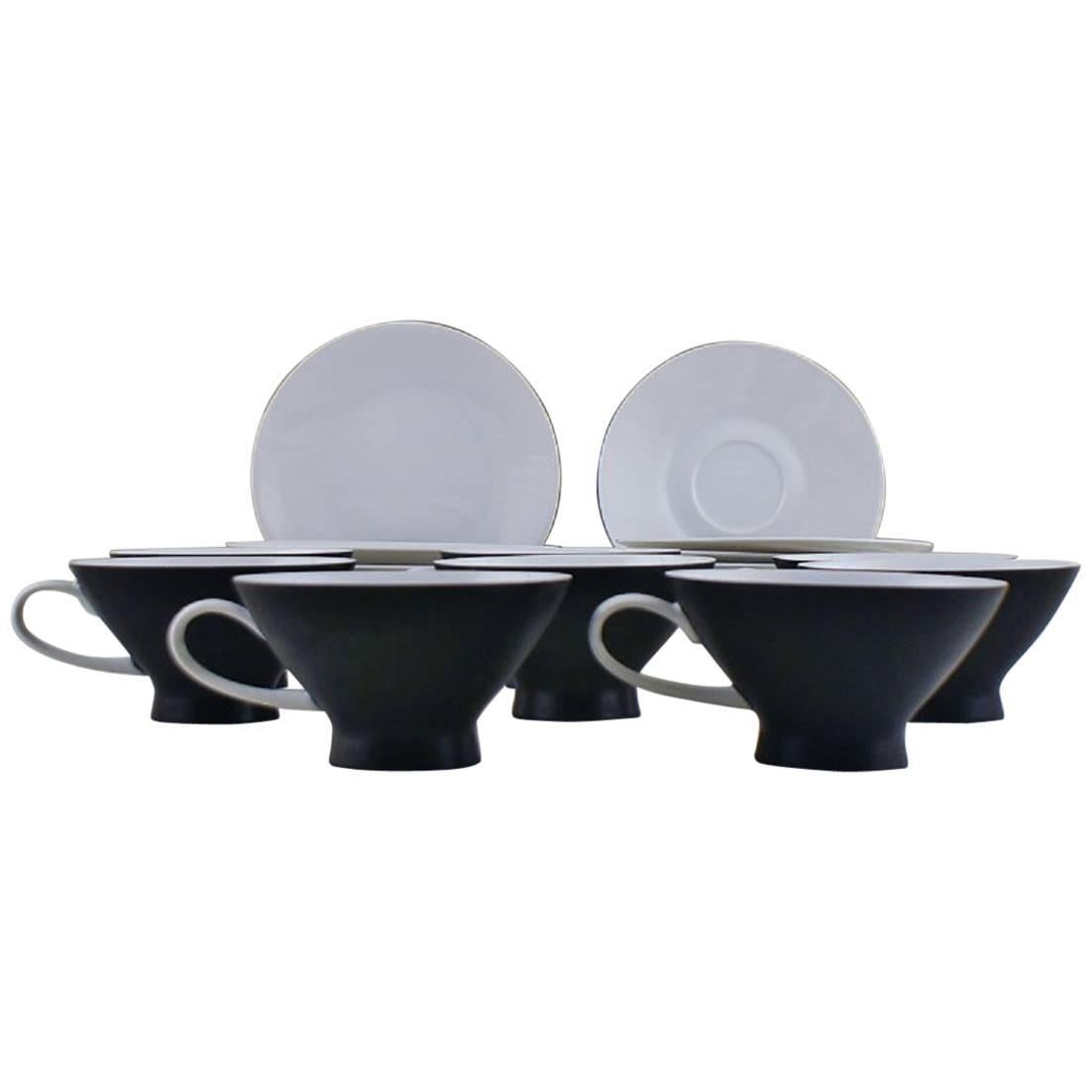 Rosenthal Coffee Service, Eight Sets, Coffee Cups, Saucers, Dessert Plates