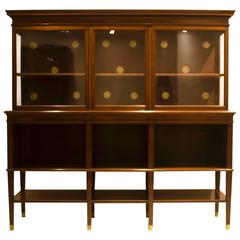 Arts and Crafts Walnut and Glazed Side Cabinet by E W Godwin 12