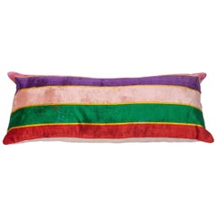 Pillow Made Out of an Early 20th Century Uzbek Silk Velvet