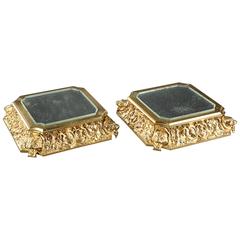 Pair of Early 19th Century Ormolu Stands