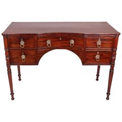 Fine Regency Period Mahogany Small Sideboard or Dressing Table