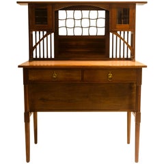 E. W. Godwin, Attr, . An Anglo-Japanese Four Drawer Writing Table