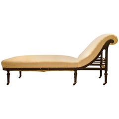 E W Godwin, Collinson & Lock An Anglo-Japanese Rosewood Chaise Lounge or Day Bed