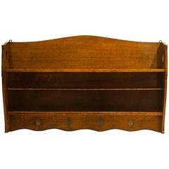 Set of Oak Arts & Crafts Hanging Wall Shelves by Liberty and Co.