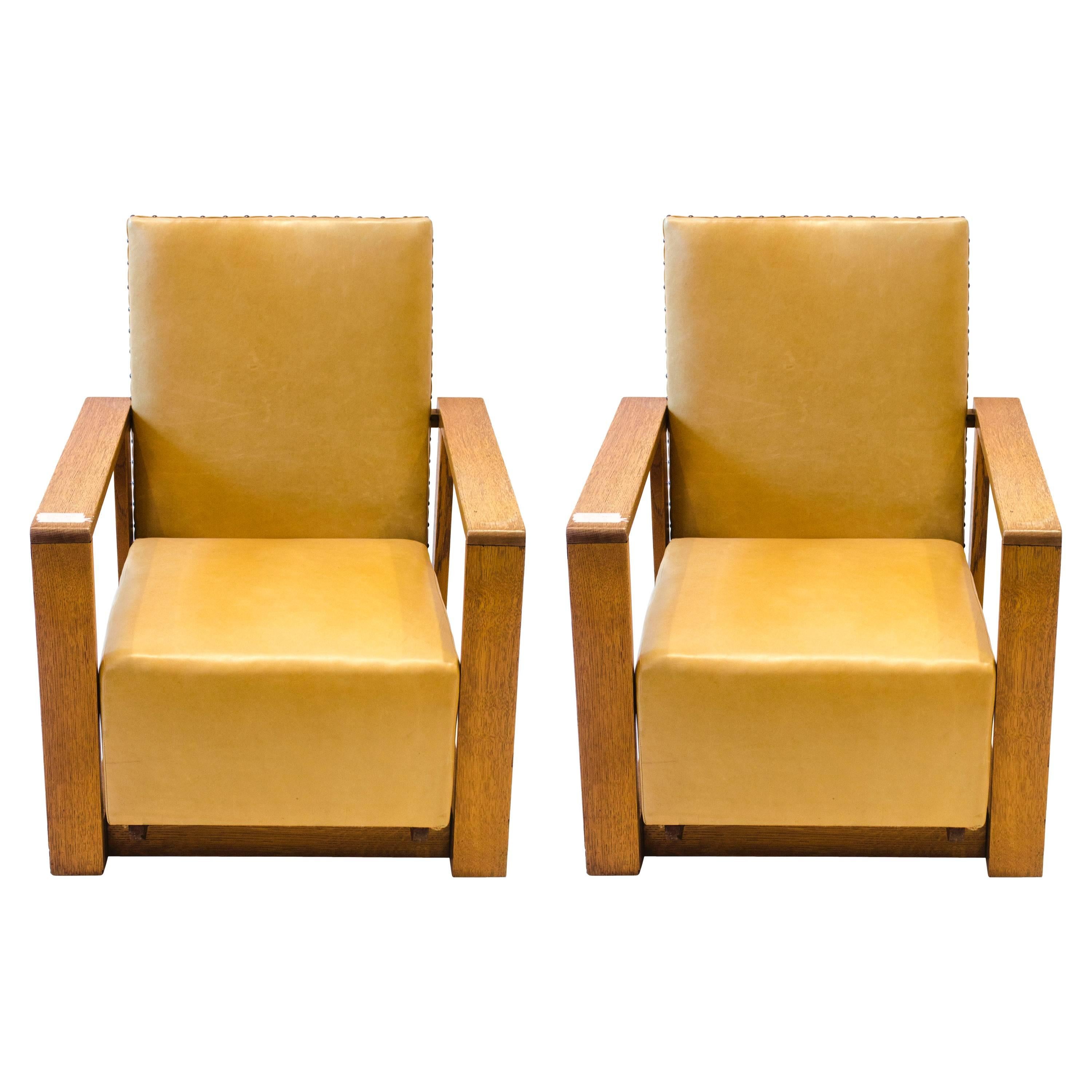 An English Arts and Crafts Mahogany Ratchet/Recliner Chair with