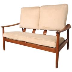 Unique Mid-Century Loveseat by France & Son