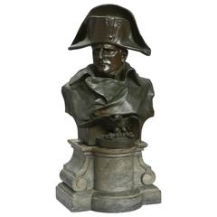 Late 19th Century Bronze Bust of Napoleon I by Renzo Colombo