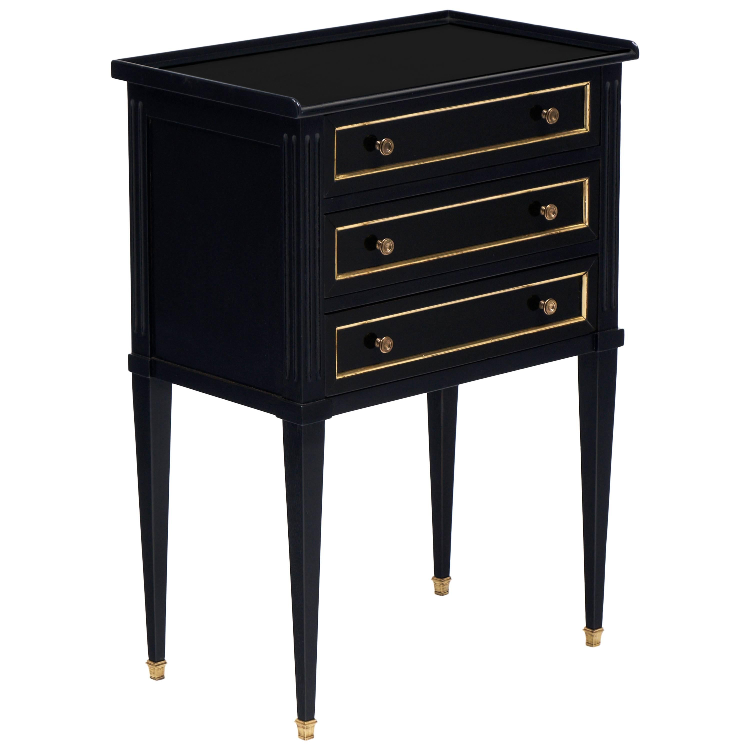 French Louis XVI Side Table or Nightstand