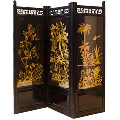 Aesthetic Movement Three-Fold Screen by E. W. Godwin 1