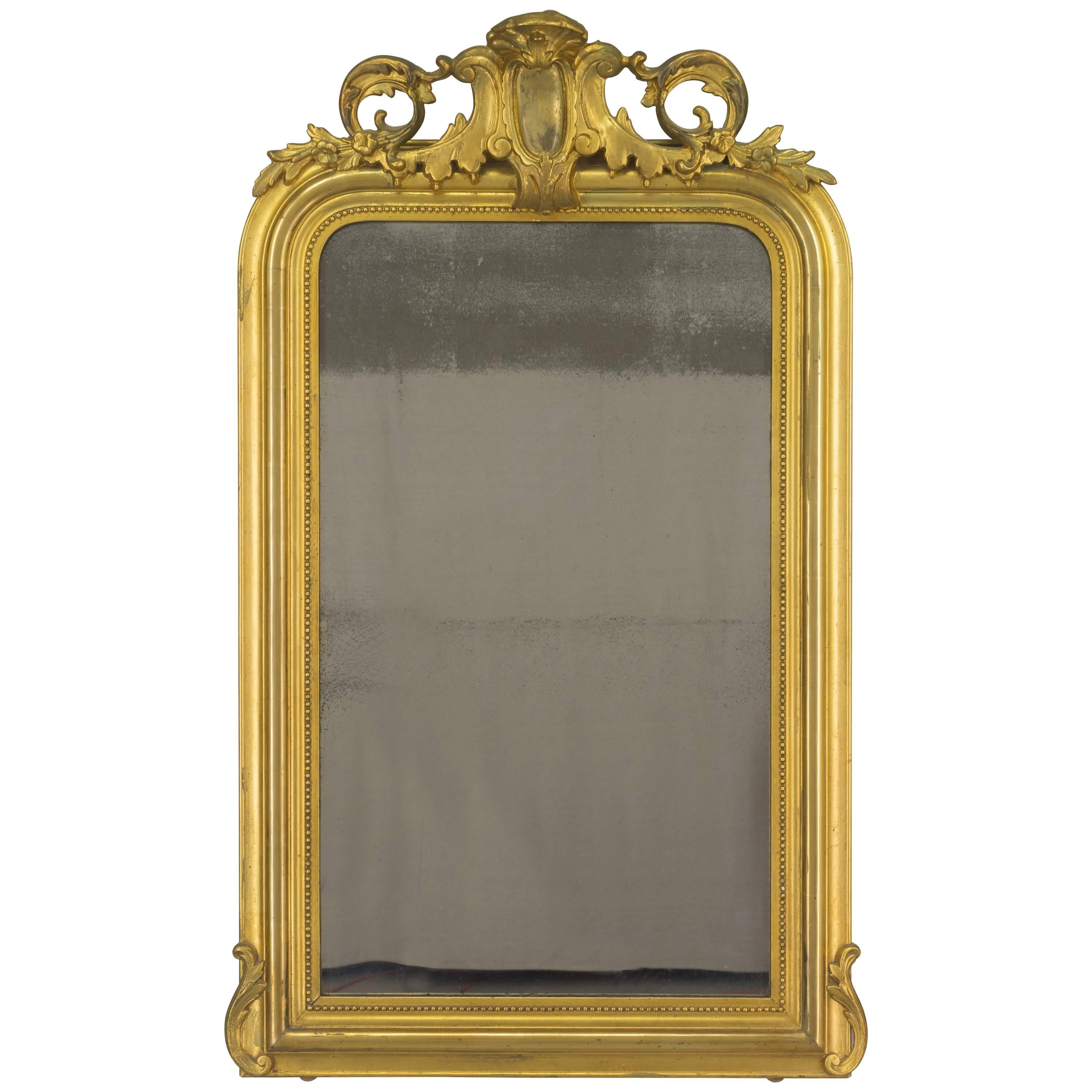 Louis XV Style Gilded Mirror