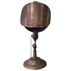 Industrial Brass Jewelers Table Lamp