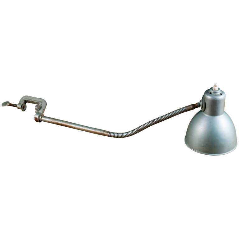 Metallic Green Erpe Drafting Table Lamp With Flexible Metallic Green Erpe Drafting Table Lamp With Flexible Neck And Clamp For