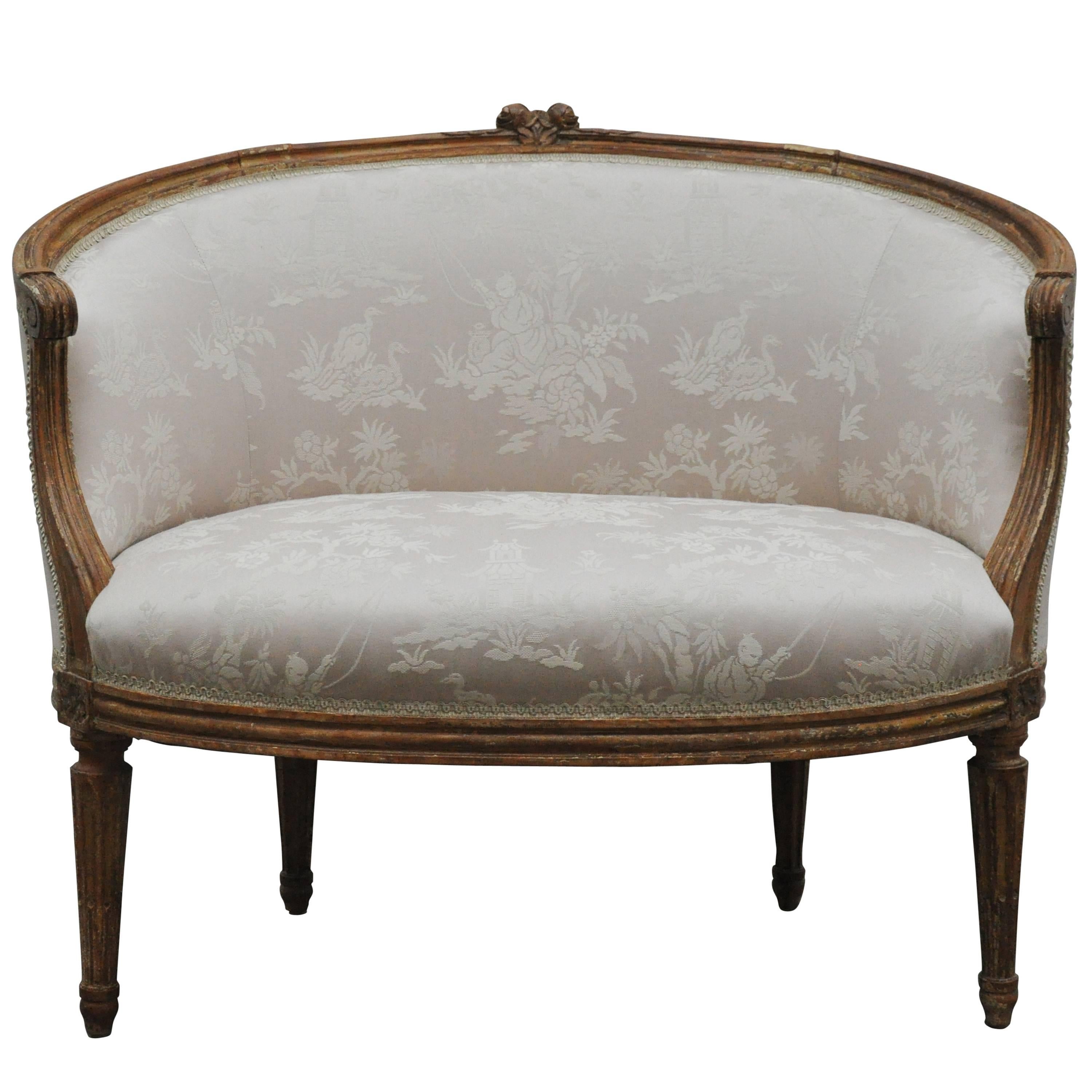 Antique French Settee or Canape For Sale
