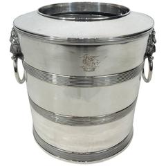 Regency Sheffield Plated Bucket Motif Wine Bucket